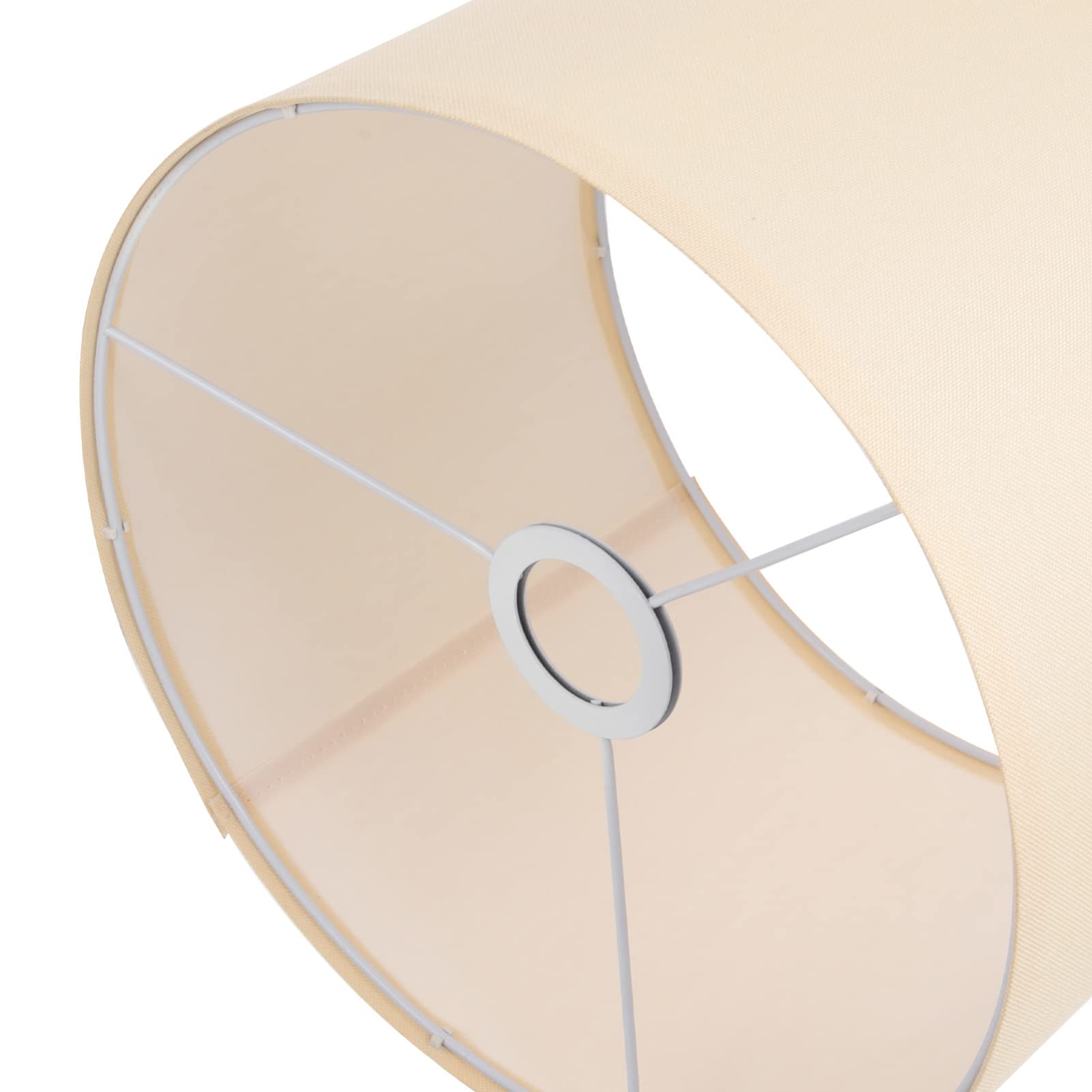 IMIKEYA Lampenschirm Aus Leinen (20x20x21,5 Cm) – Abnehmbar, Für Tisch- & Stehlampen, Vintage-Design In Beige