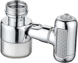 Wasserfilter zur Verwendung an der Spüle | 360-Grad Drehung Rutschfest | Trinkwasserfilter Für Wasserhahn | Für Haushalt Küche Bad Wohnung Studentenwohnheim Hotel Restaurant Trinkwasserfilter