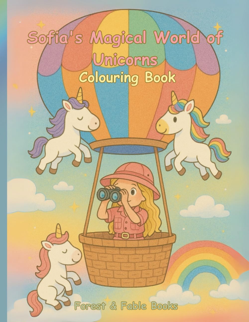 Sofia's Magical World of Unicorns: Colouring book