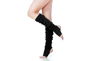 Neon Knit Leg Warmers: Dance, Sport, Yoga