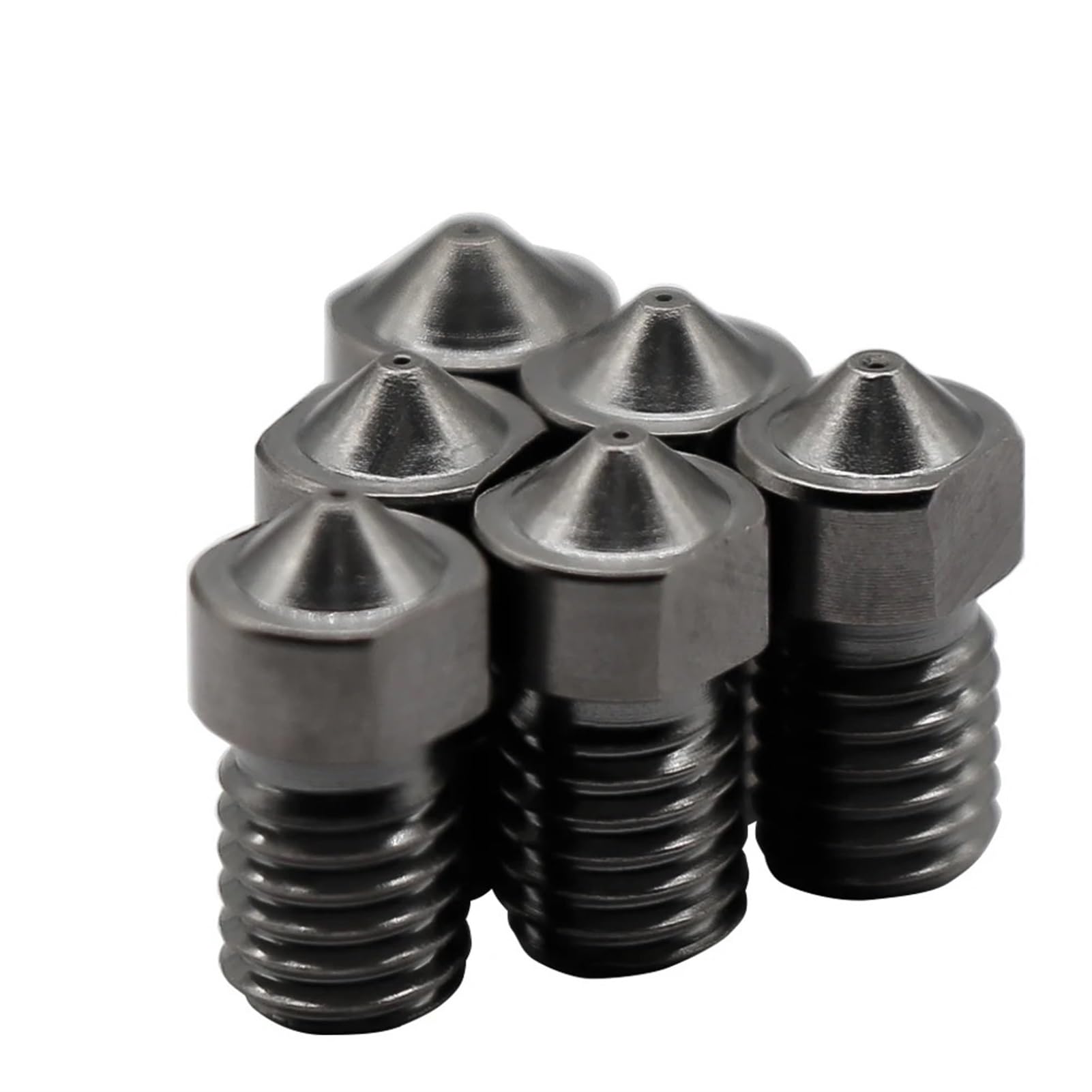 Gerrit 5/10 Stück/Los 3D-Druckerteile gehärteter Stahl Schneideisen Stahldüse 1,75 mm 0,2/0,3/0,4/0,5 mm für Drucker Ender3 V6 Hot End Prusa I3 (Farbe: 1,0 mm, Größe: 10 Stück)