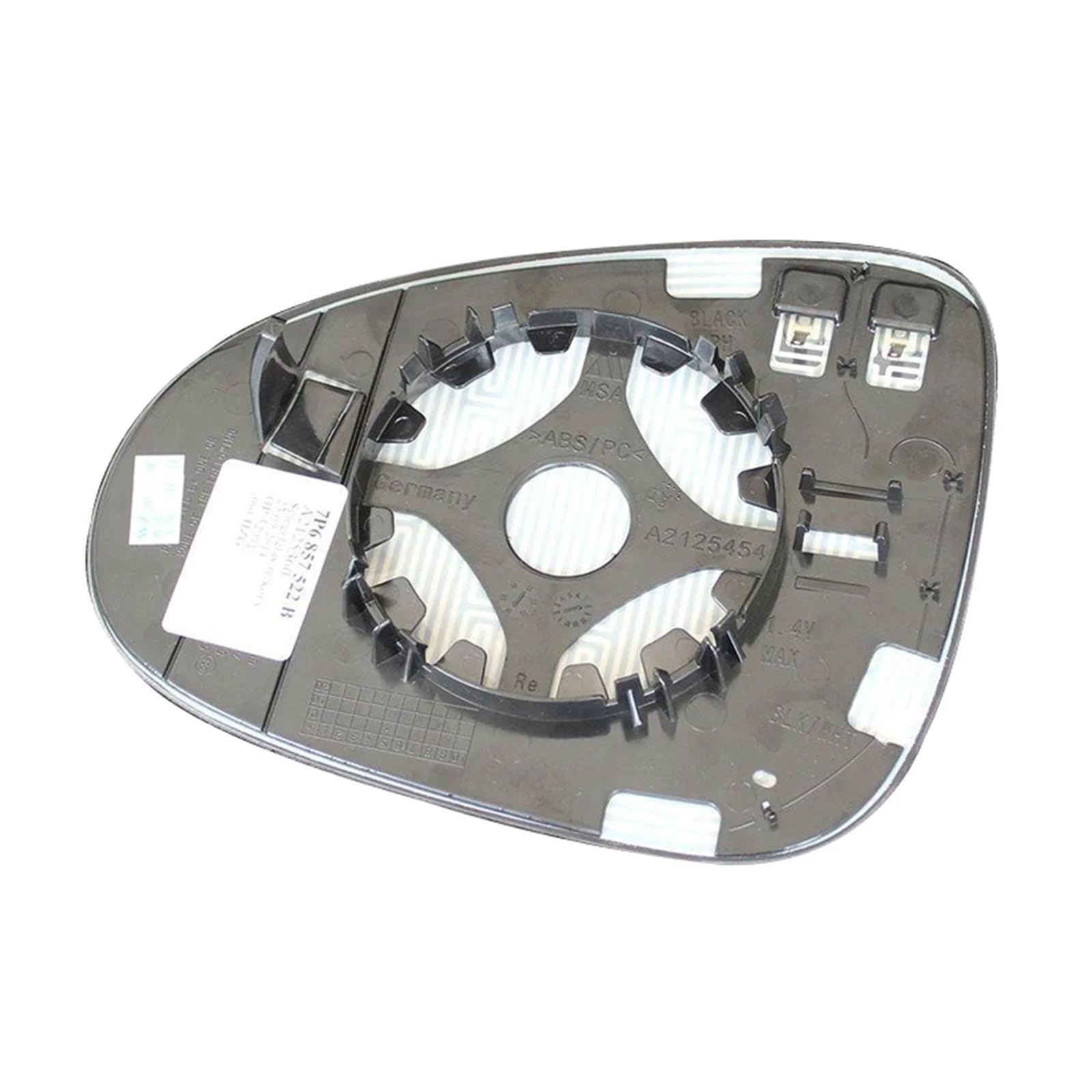 Vetro Dello Specchietto Retrovisore Per VW Per Touareg 2011-2018 Lente retrovisore 7P6857521 installare(Left Side)