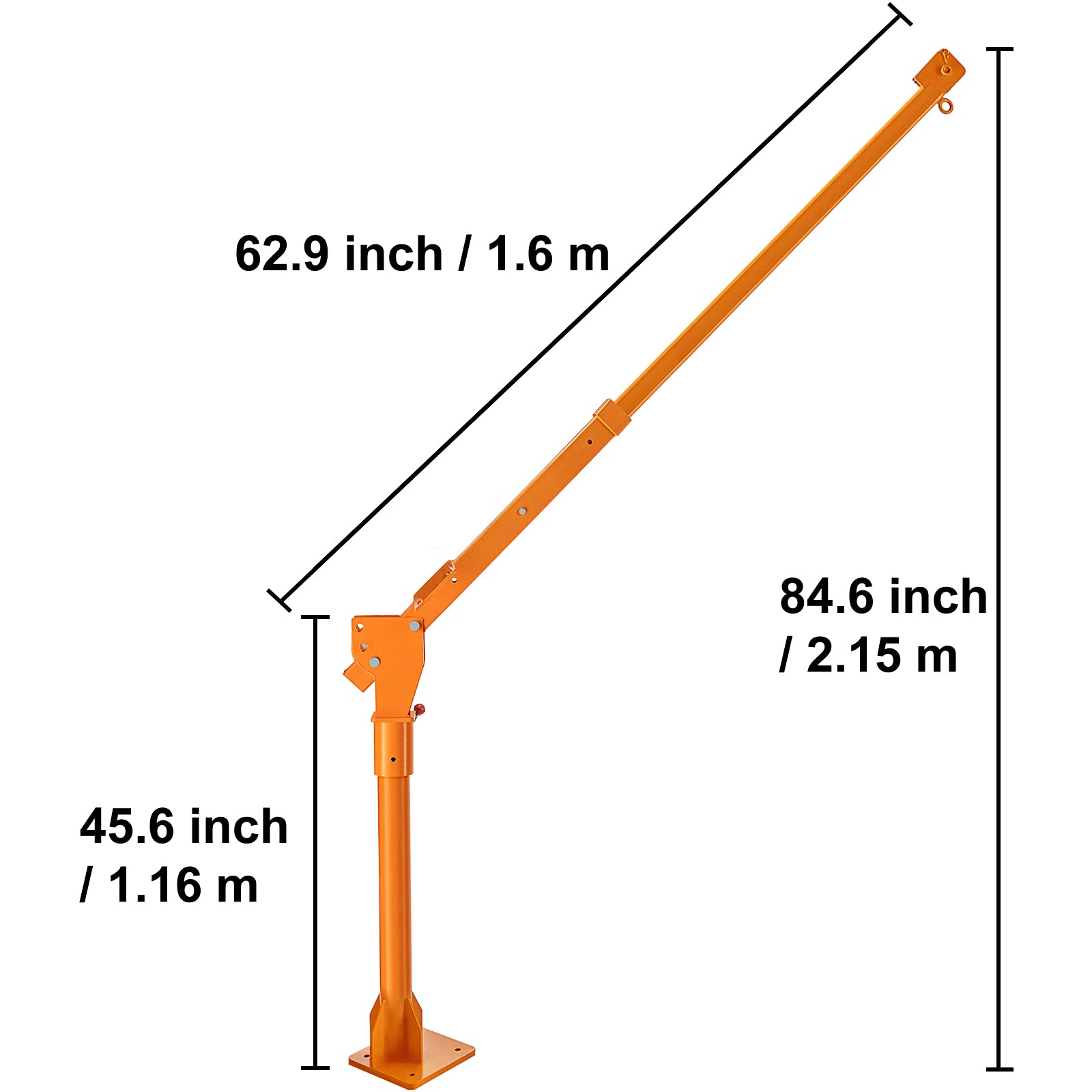 Buy VEVOR Truck Crane Frame, Truck Bed Crane Frame with Adjustable