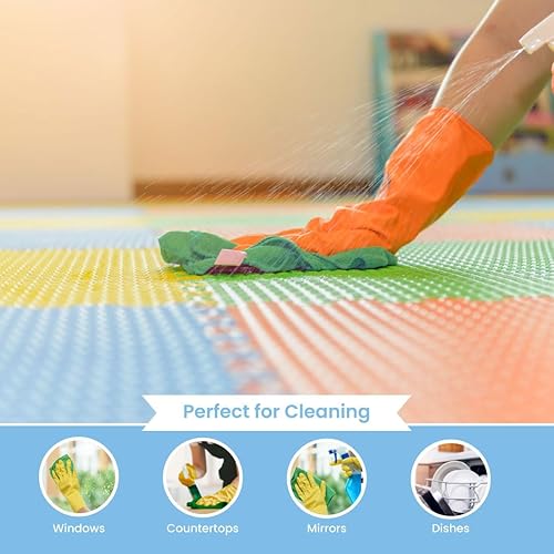 Miniatura 17 de A&A Wiping Cloth Toalleros quirúrgicos/Huck azules reciclados, toallas perfectas que no rayan y no pelan, toallas multiusos, caja de 5 libras