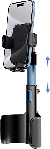 Soporte para teléfono de copa para automóvil soporte de aluminio ajustable para teléfono celular con barra ajustable para automóvil  Camión SUV