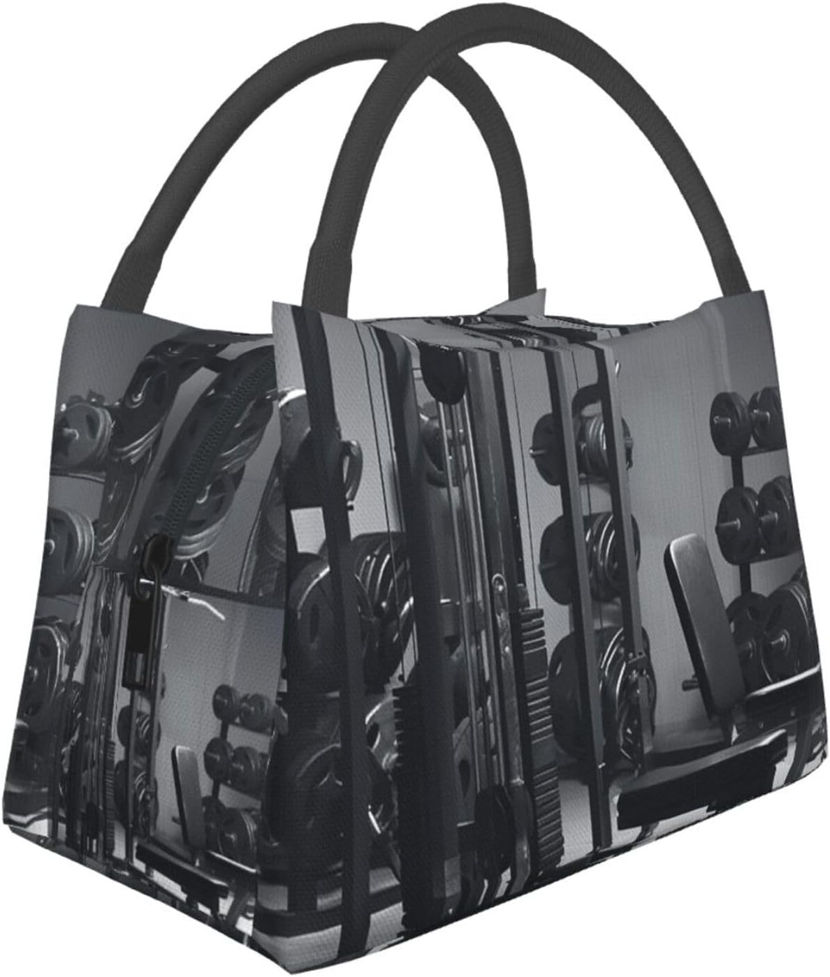 Gym Equipment Lunch Box for Women Men Insulated Lunch Bag Reusable Lunch Tote Bags for Work Office Travel