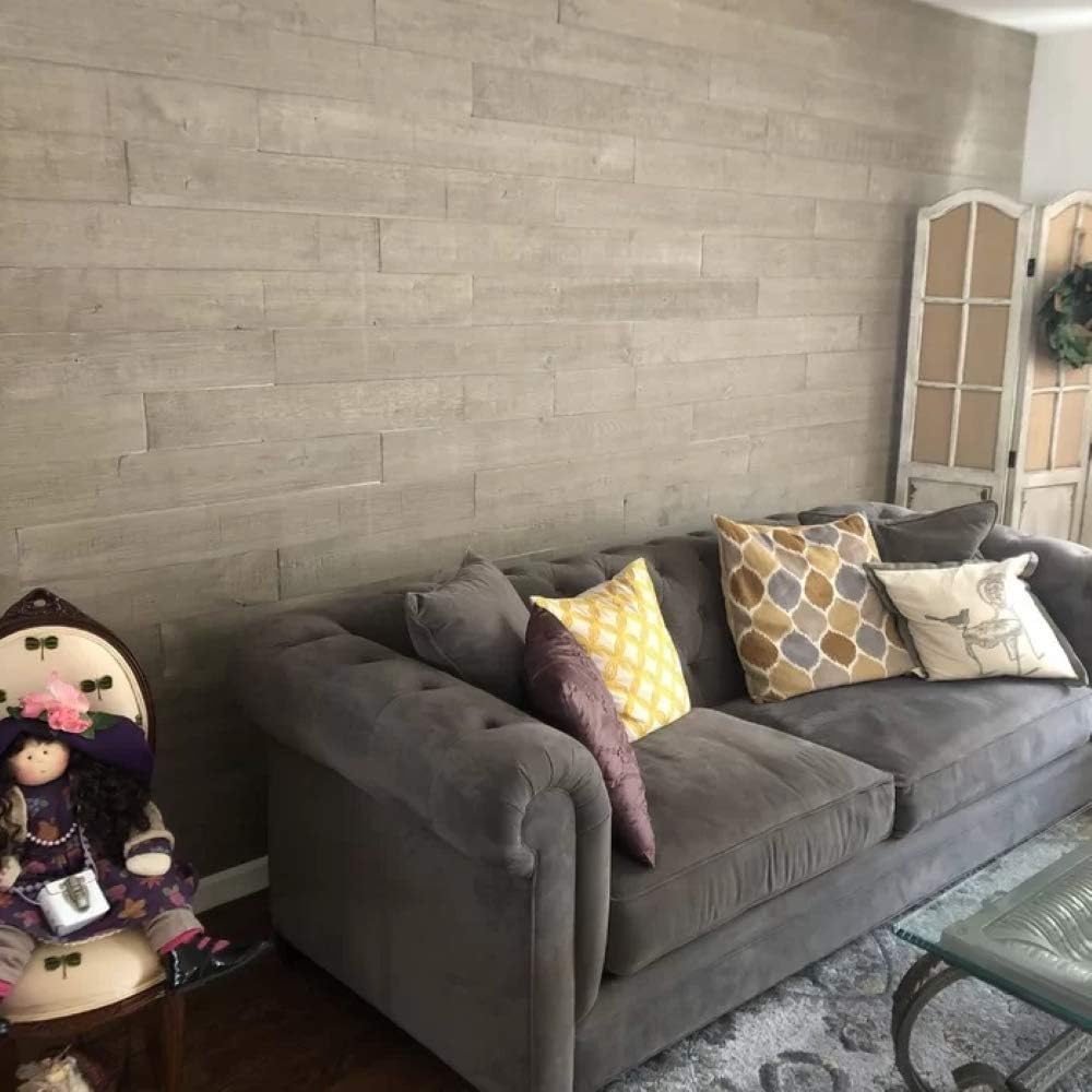 Black Friday - 80% OFF Art3d Peel and Stick Wood Planks for Walls - Light Gray, 16 Sq Ft
