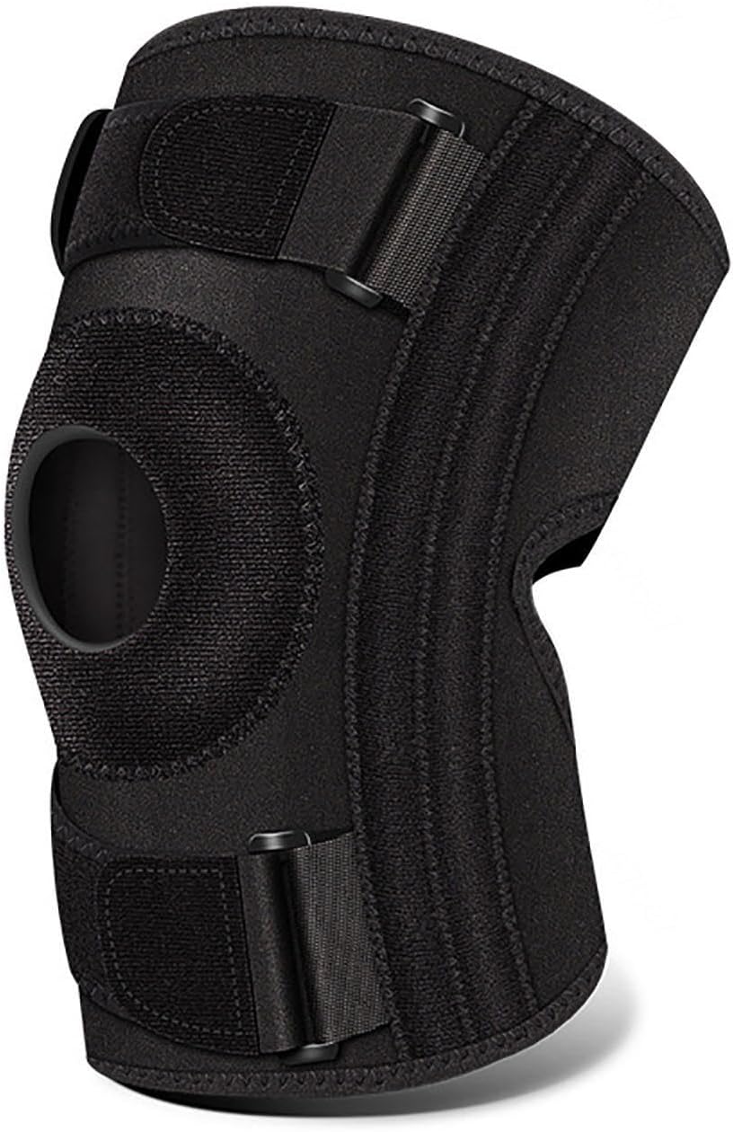 Men/Women Knee Pads Brace,1 Pair Open Patella Design Neoprene Adjustable Veclro,Anti Slip Collision Avoidance Kneepads,for Anti Collision Volleyball Gardening Biking Dance