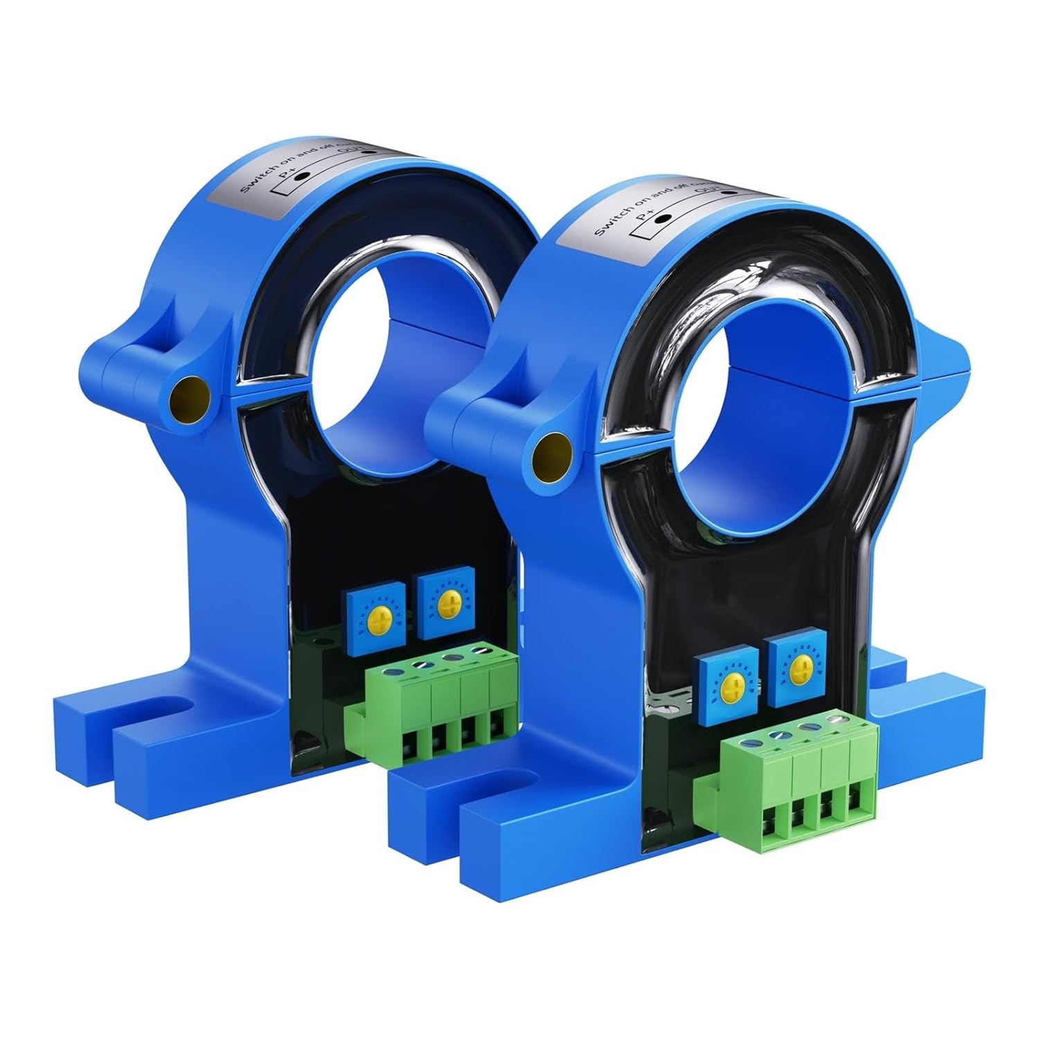 38mm AC DC Current Sensor Transmitter 0-50A 0-100A 0-150A Hall Current Sensor 4-20mA 0-10V 0-5V RS485 Relay Current Transducer(0-10V,AC0-50A_20MM_DC24V)