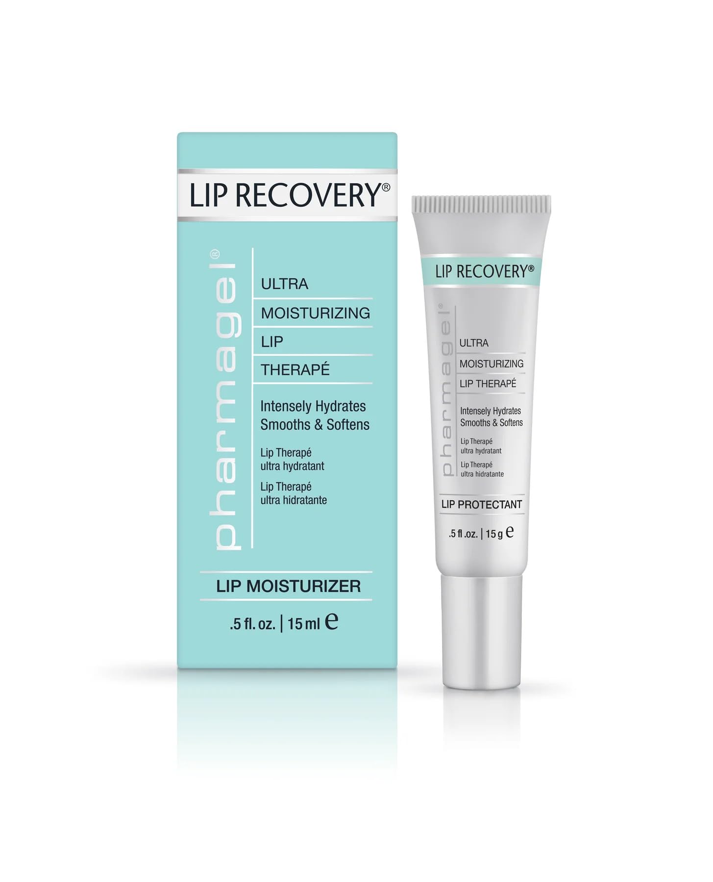 Pharmagel Lip Recovery Protectant, Hydrating Lip Treatment for Lip Lines and Wrinkles | Lip Moisturizer | Lip Balm & Repair - 0.5 oz.
