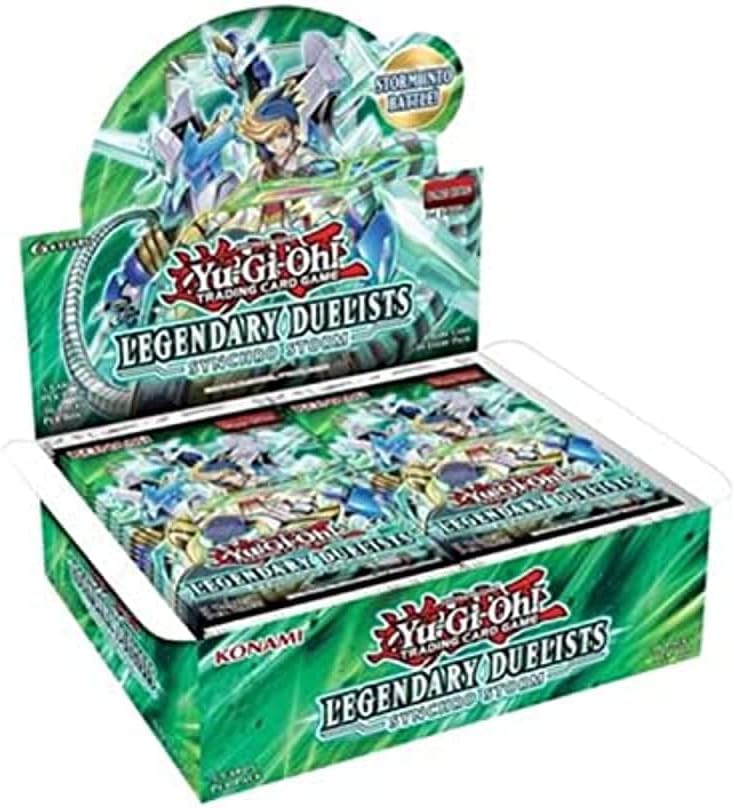 Yu-Gi-Oh! Trading Cards Yugioh Legendary Duelists Synchro Storm Booster Box - 36 Packs, Clear