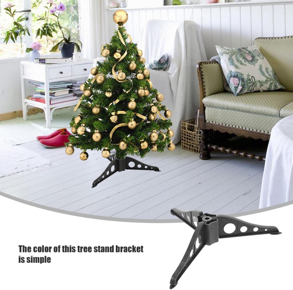 Plastic Xmas Tree Bracket Christmas Tree Base Stand Mat Sturdy Support for Home Decor