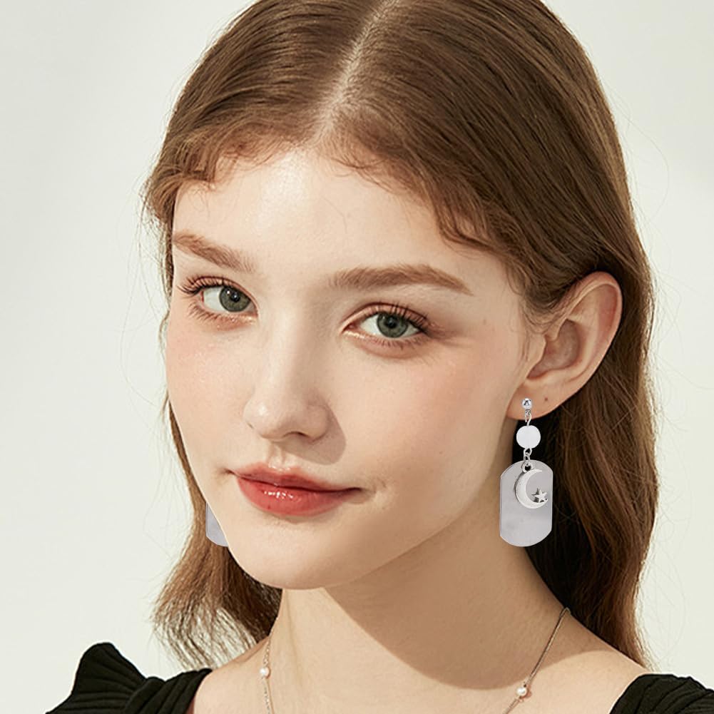 Beebeecraft 28Pcs 2 Colors Clip-on Earring Findings Screw Back 18K Gold Plated Stainless Steel Clip on Earring Converters Components with Loop for Non-Pierced Ears Women Jewelry Making