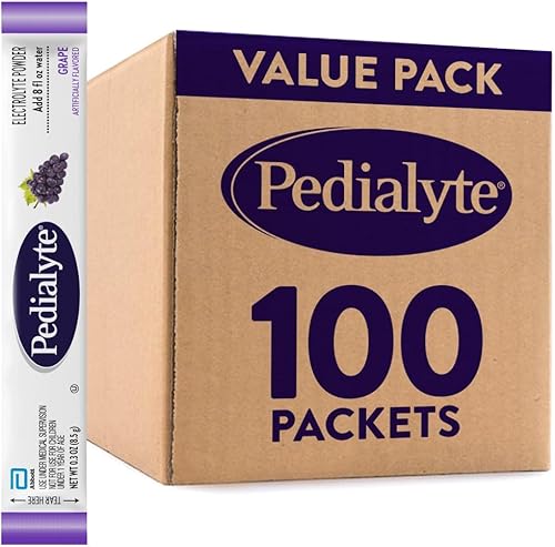 Miniatura 13 de Pedialyte Polvo de Electrolitos Bebida de Hidratación para Niños y Adultos Paquete de Variedad de Estación de Hidratación: Uva, Limonada