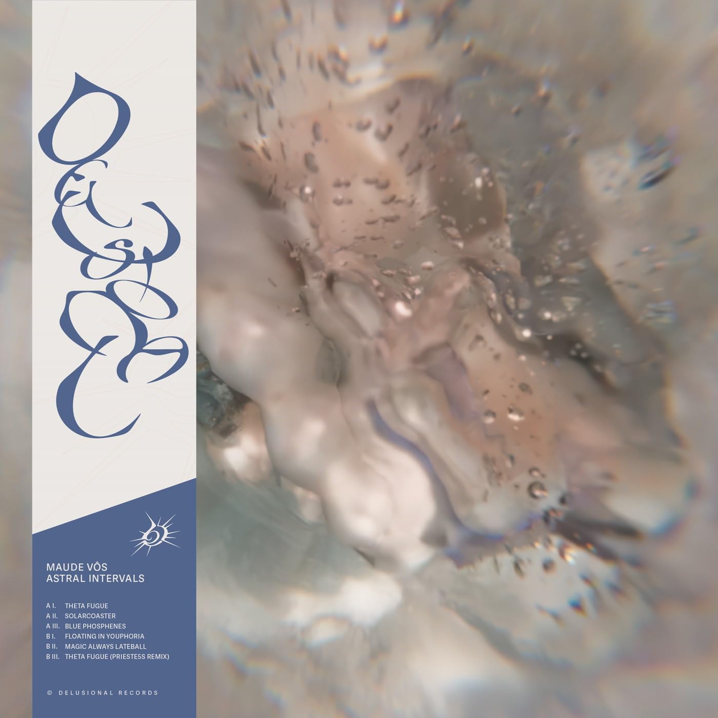 Maude Vos and Prieste5s Astral Intervals 12 Inch Vinyl DEL025 NEW
