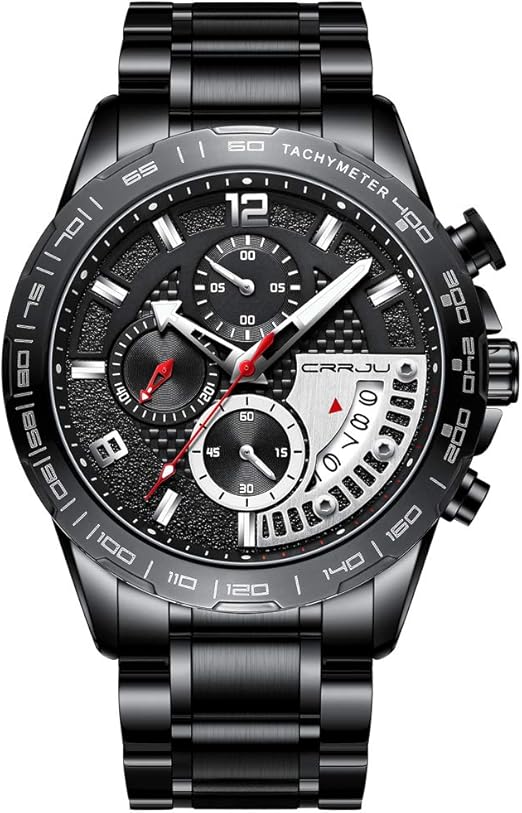 black metal watches for men