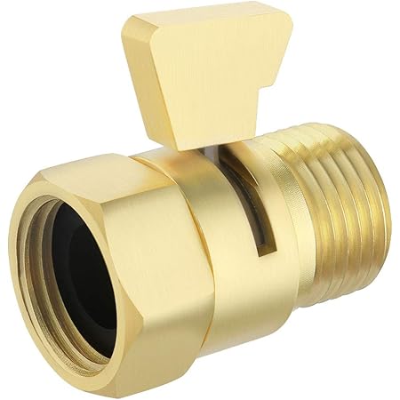 Tenfe Water Flow Control Shut Off Valve, Brass Adjustable Water Pressure Regulator For Hand Held Shower Head & Bidet Sprayer, Oil Rubbed Bronze Water - View #2