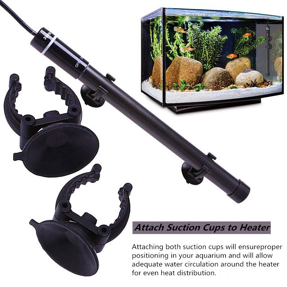 Angzhili 50-500W Aquarium Heater,LED Display Submersible Titanium Fish Tank Heaters Thermostat with External Thermostat Controller (300 W) - Image 4