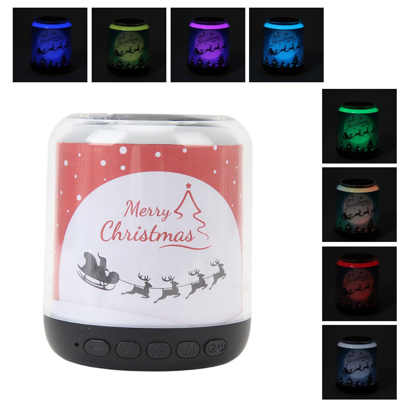 Altavoz Bluetooth Portátil con Efecto de Luz RGB para Fiesta