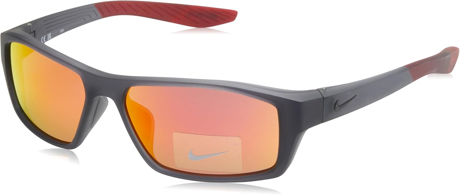 NIKE Sunglasses BRAZEN SHADOW M FJ 1987 021 Mt Dark Grey/Black/Red Mirr