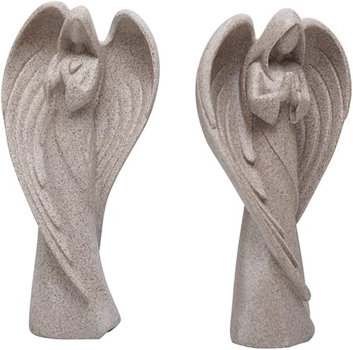 Miniatura 4 de JMONLPICY Angel Statue Creative Present Fashion Home Office Decorative Resin Desktop Ornaments Character Sculpture