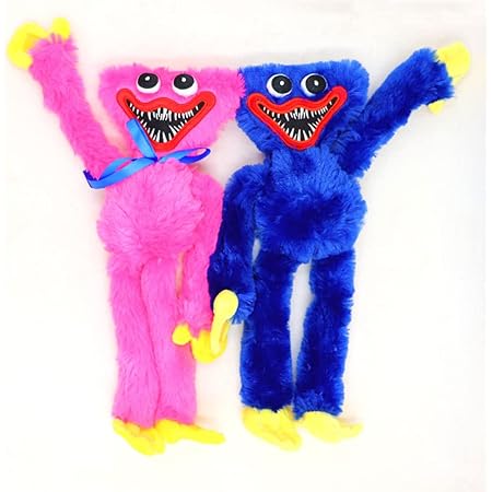 Amazon Co Jp 15 7インチ ハギーワギーぬいぐるみ ポピープレイタイムハギーワギーぬいぐるみ 怖くて面白いブルーソーセージモンスターホラー人形 モンスターホラーぬいぐるみ ホラーギフト ピンク ブルー おもちゃ