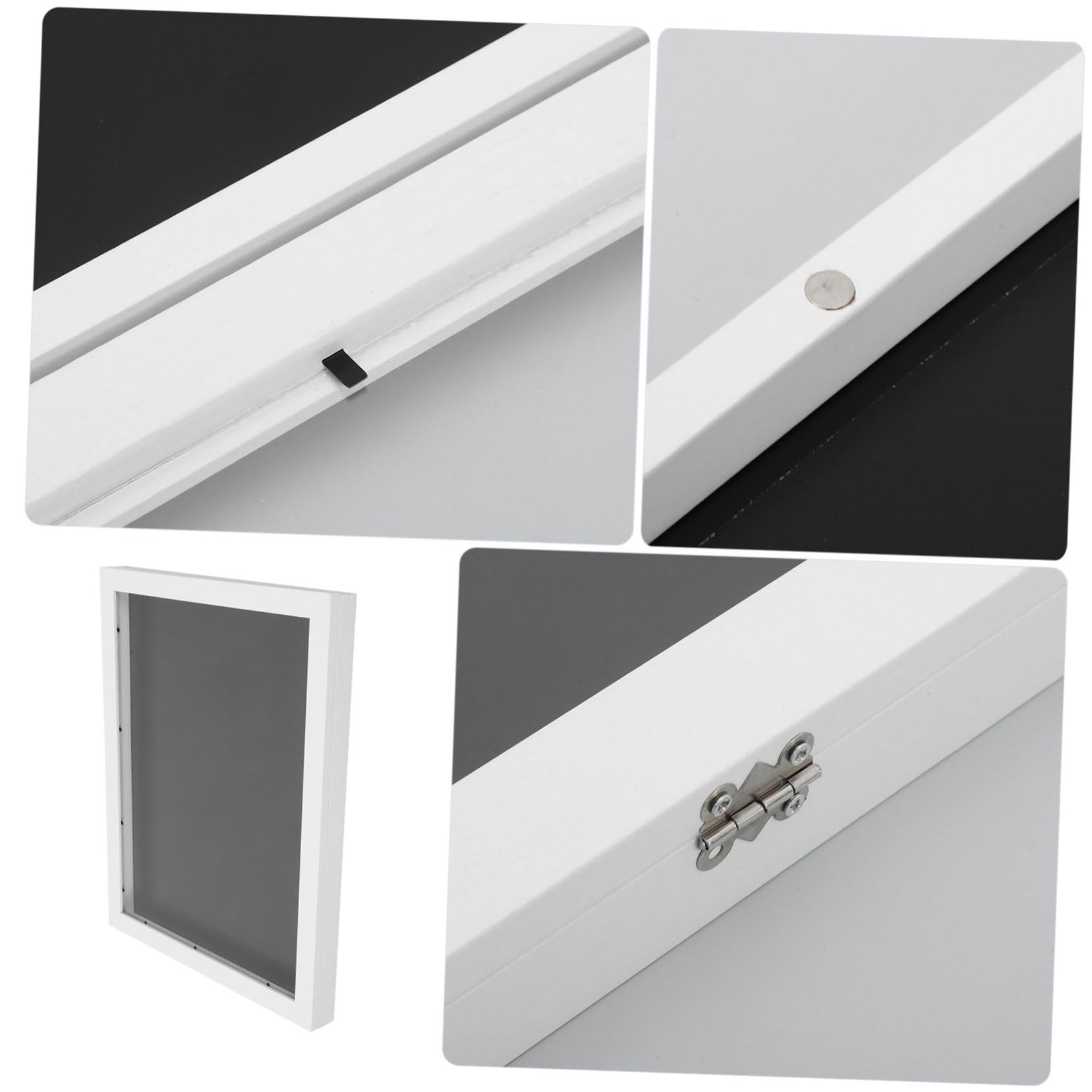 Homoyoyo Marco Para Camiseta De Fútbol 14x18 Cm Caja De Sombra De Madera Transparente Protección Anti Polvo Para Decoración Deporte y Recuerdos Soporte Para Pared