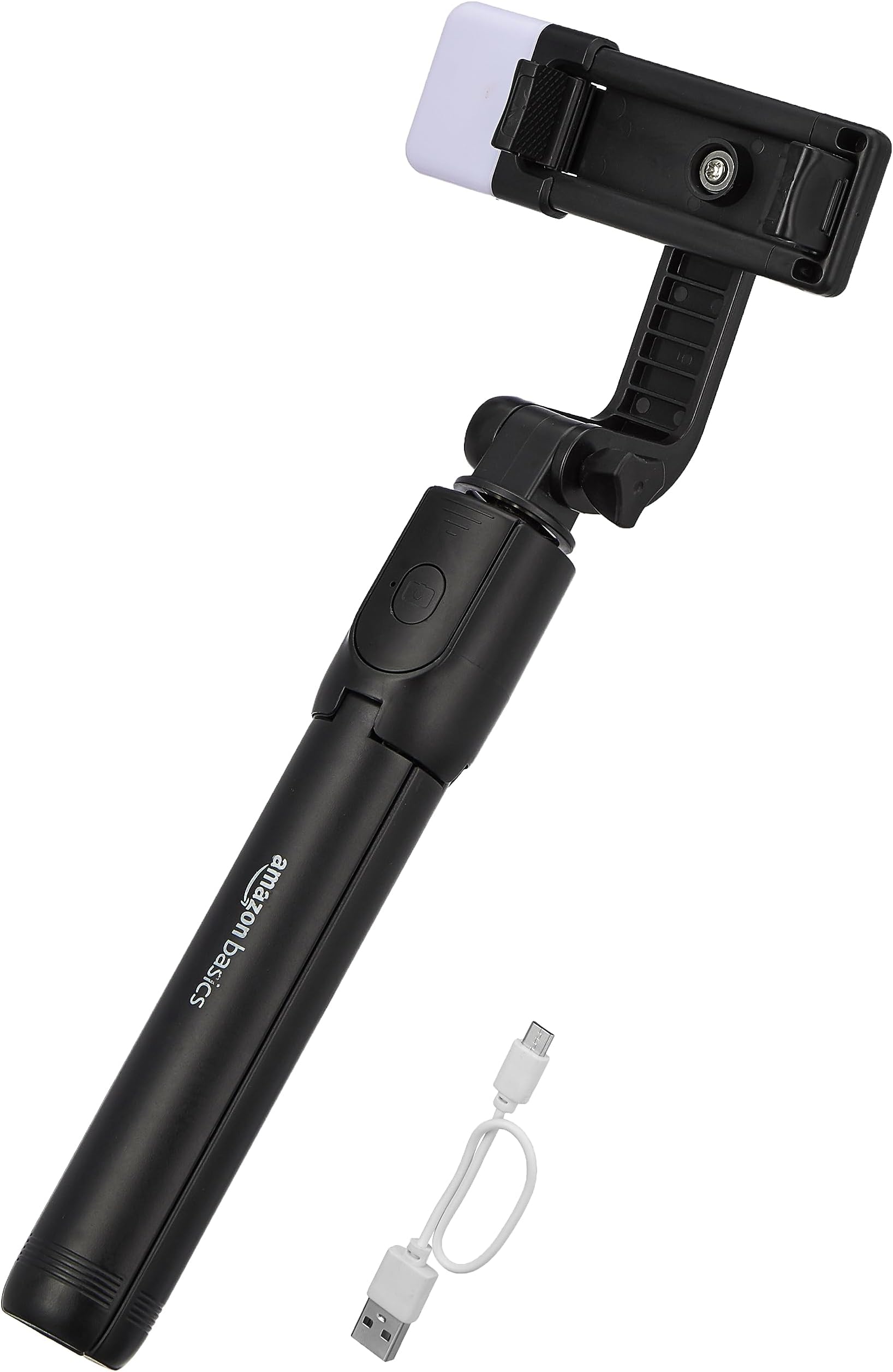 Bluetooth Extendable Selfie Sticks with Wireless Remote, Light & Tripod Stand, Compatible with iPhone/OnePlus/Samsung/Oppo/Vivo and All Phones,