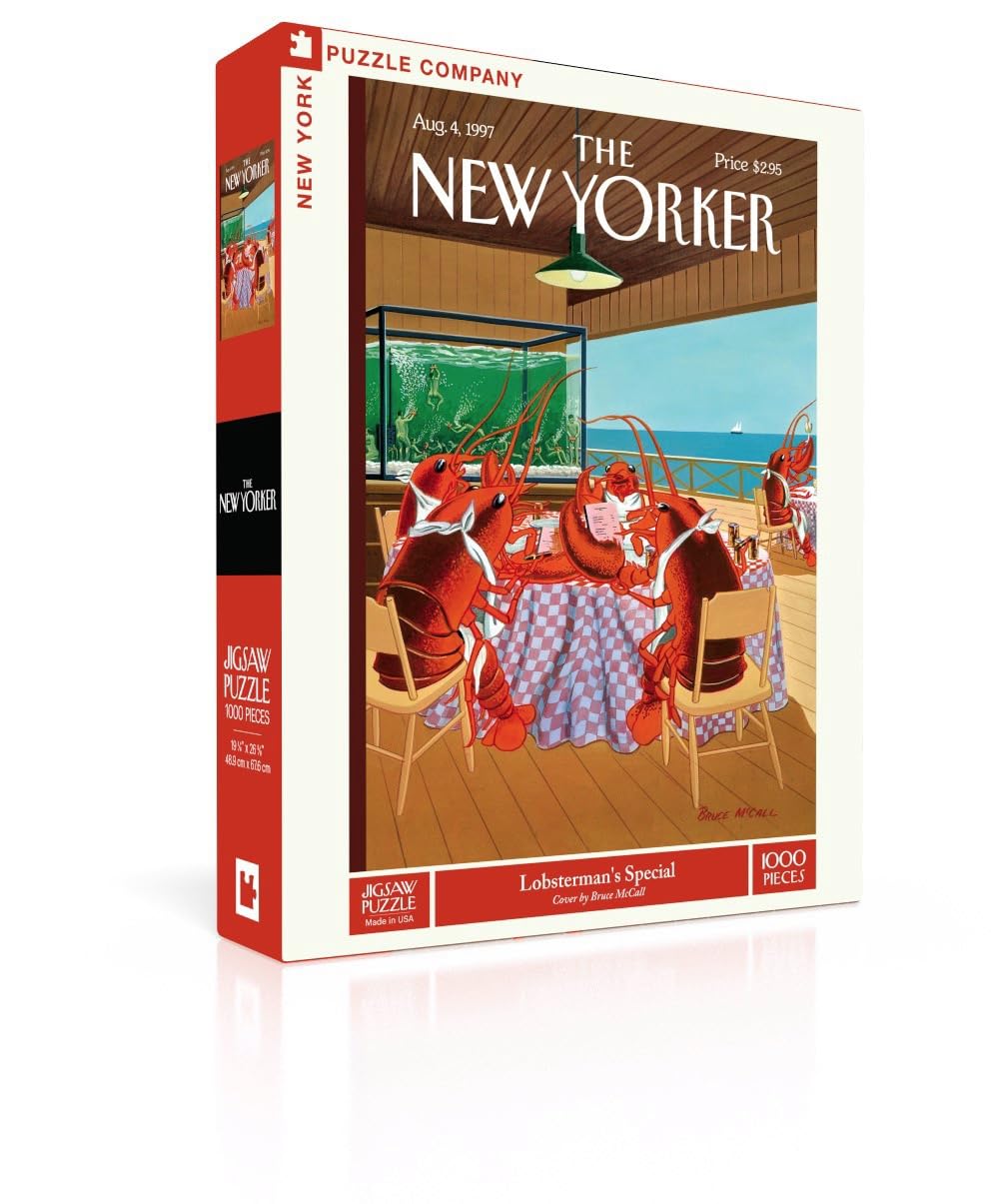 Amazon.com: New York Puzzle Company - New Yorker Lobsterman's