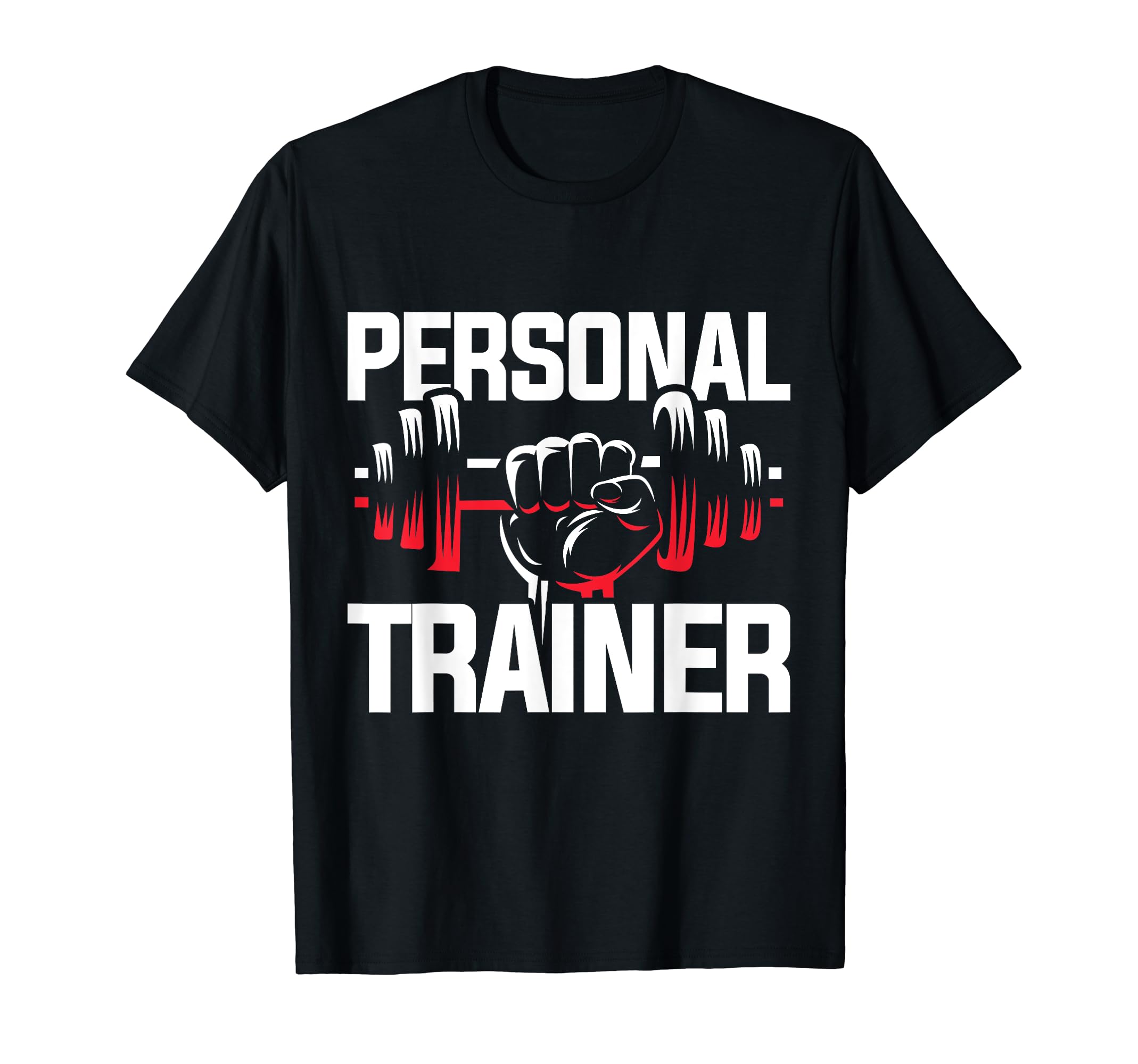 Amazon.com: Workout Gift Dumbbell Personal Trainer T-Shirt : Clothing ...