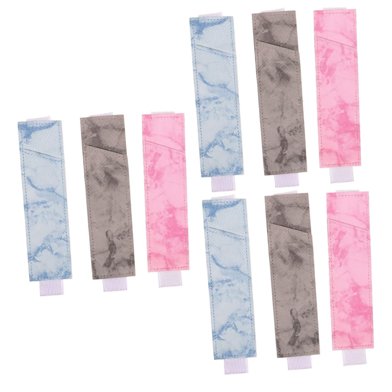 DOITOOL 3 Set Portapenne Elastico Pu Da Custodia Per Penne Per Quaderni E Taccuini Design E Facile Colore Casuale 3 Pezzi*3
