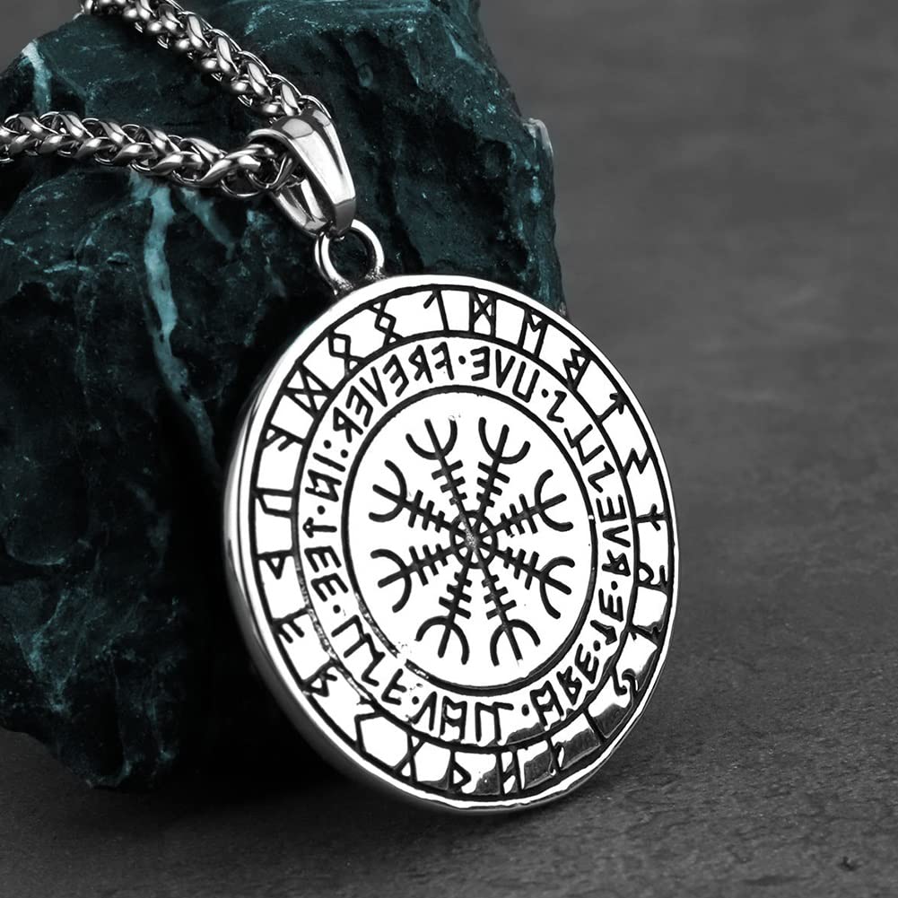 Amazon.co.jp: 男性用北欧バイキングツリーオブライフネックレス