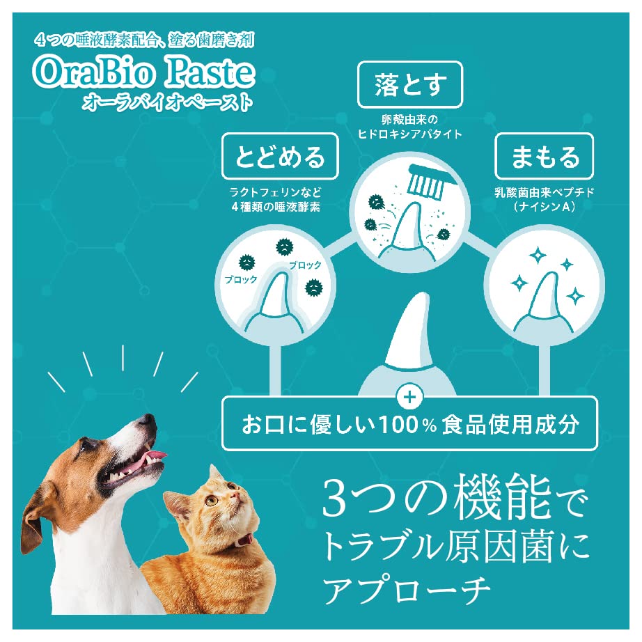 Amazon.co.jp: OraBio オーラバイオペースト 50g [ 4種類の唾液酵素