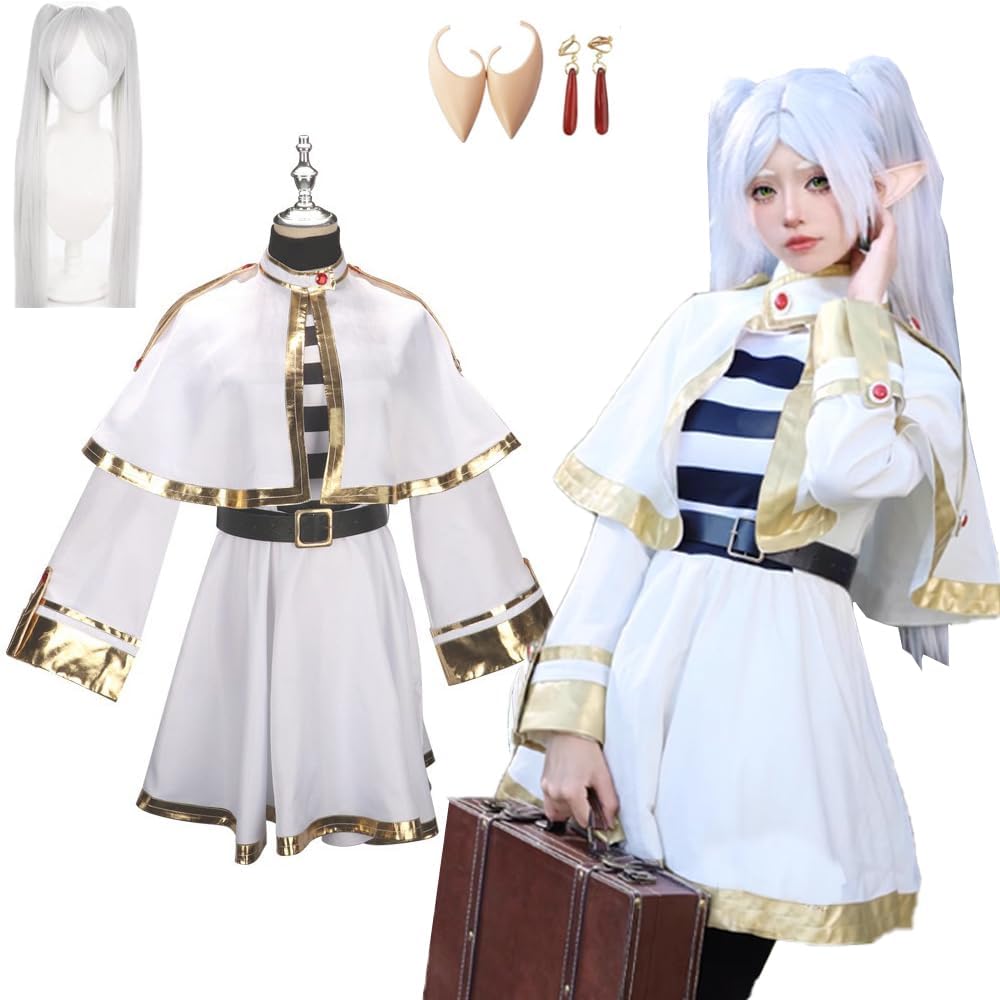 Amazon.co.jp: [starcoscat] フリーレン コスプレ ウィッグ付き
