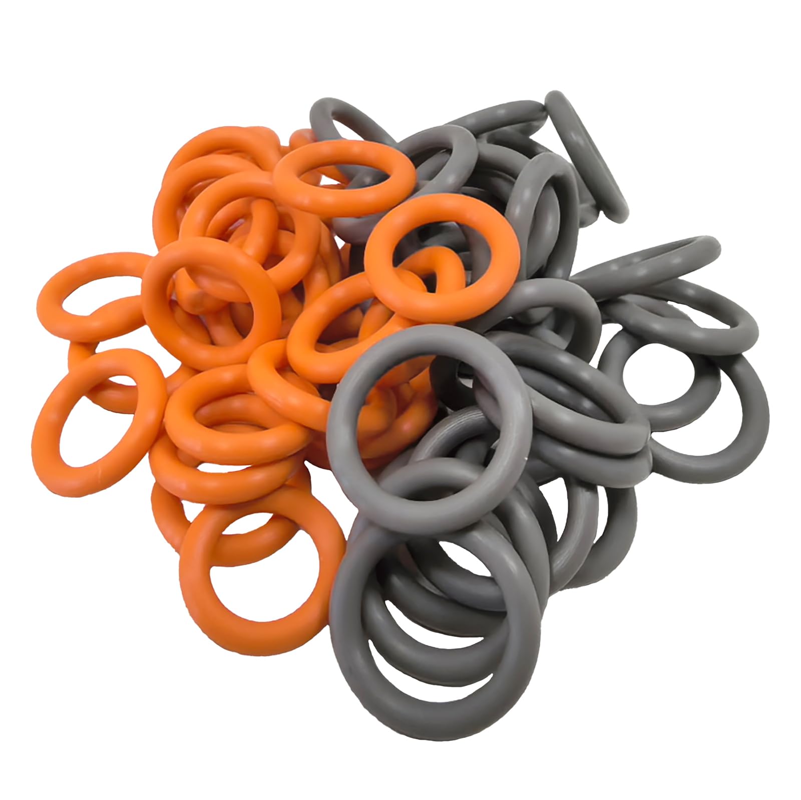 60-Pack Pressure Washer O-Rings Set - 30 Orange (1/4") & 30 Grey (3/8") Quick Connect Coupler Seals for M22 Fittings ,for Garden Hose, Nozzle, and