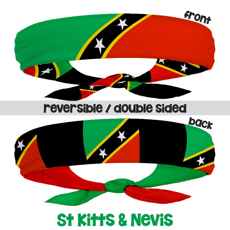 Miniatura 4 de Diadema de bandera de San Cristóbal para carnaval, fitness, bandana para hombre y mujer