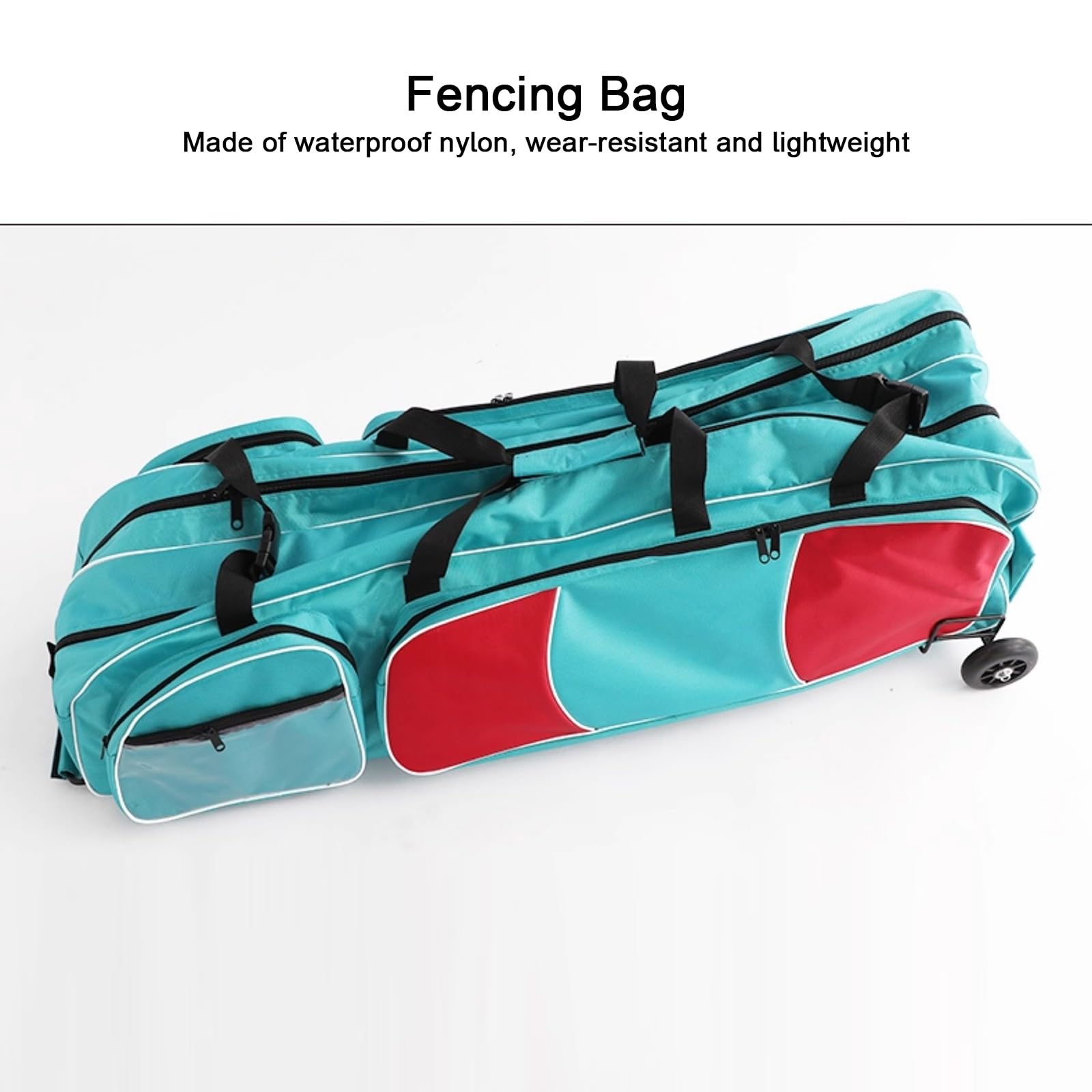 Bolsa de Ruedas de Esgrima, Bolsa de Almacenamiento de Esgrima, Ligera y Resistente, Ideal para Espada, Sable y Florete