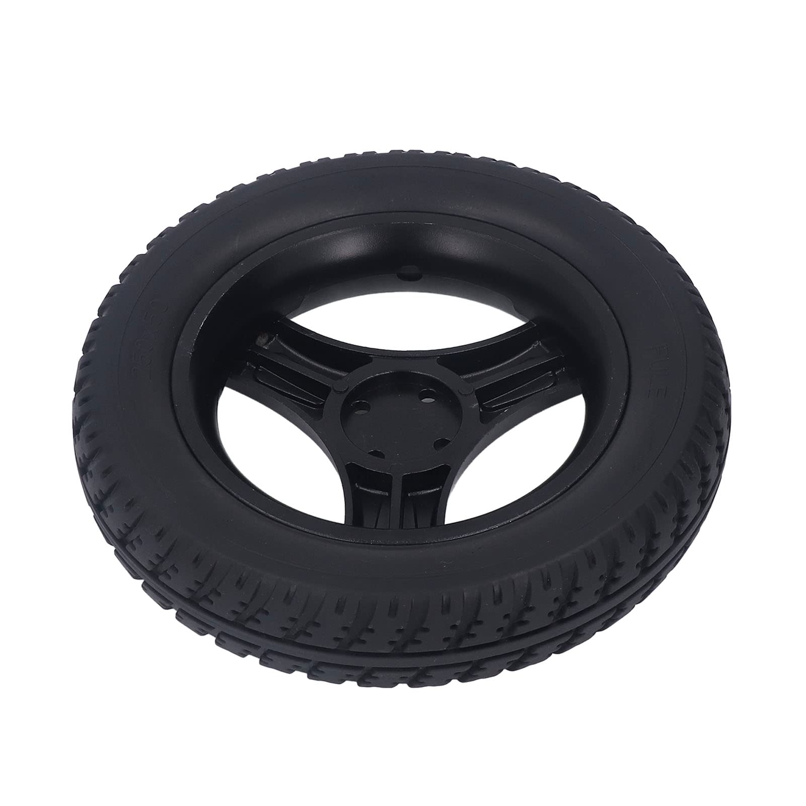 Rueda para silla de ruedas, rueda de aleación de acero, a prueba de explosiones, con repuesto de neumático de andador, 250 mm
