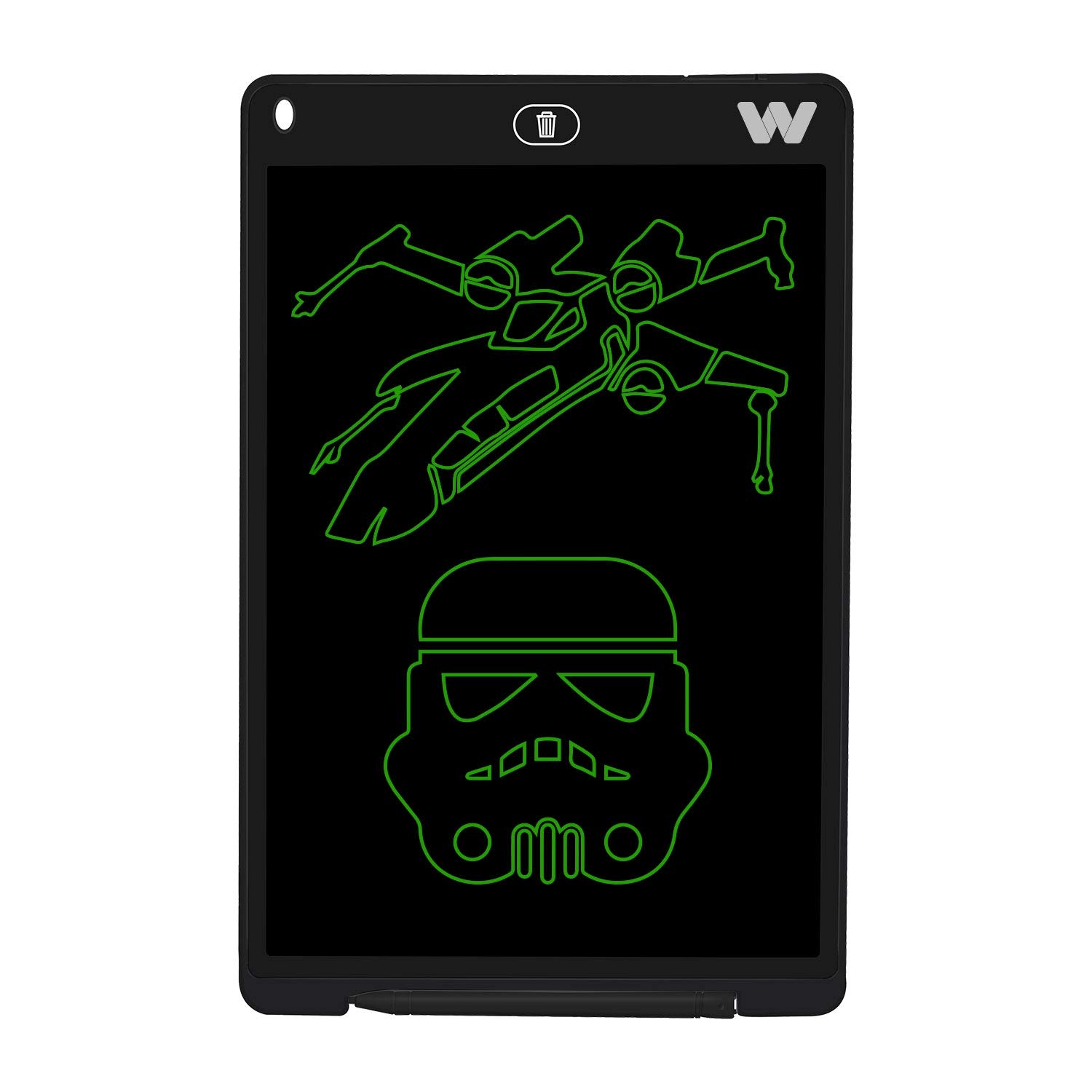 Woxter Smart Pad 90 Pink - Pizarra electrónica, Tableta de escritura de 9", Tonalidad Verde, Sensor de presión (10-200g), pila CR2016, Imanes para Nevera, color rosa — view 5