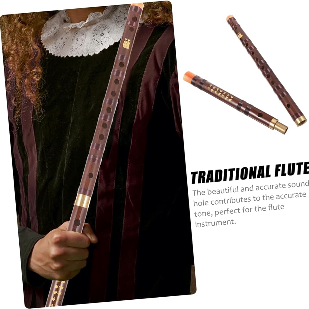 Flauta de bambú para adultos, instrumento tradicional Dizi, flauta para niños, flauta china Dizi, 1 ud.