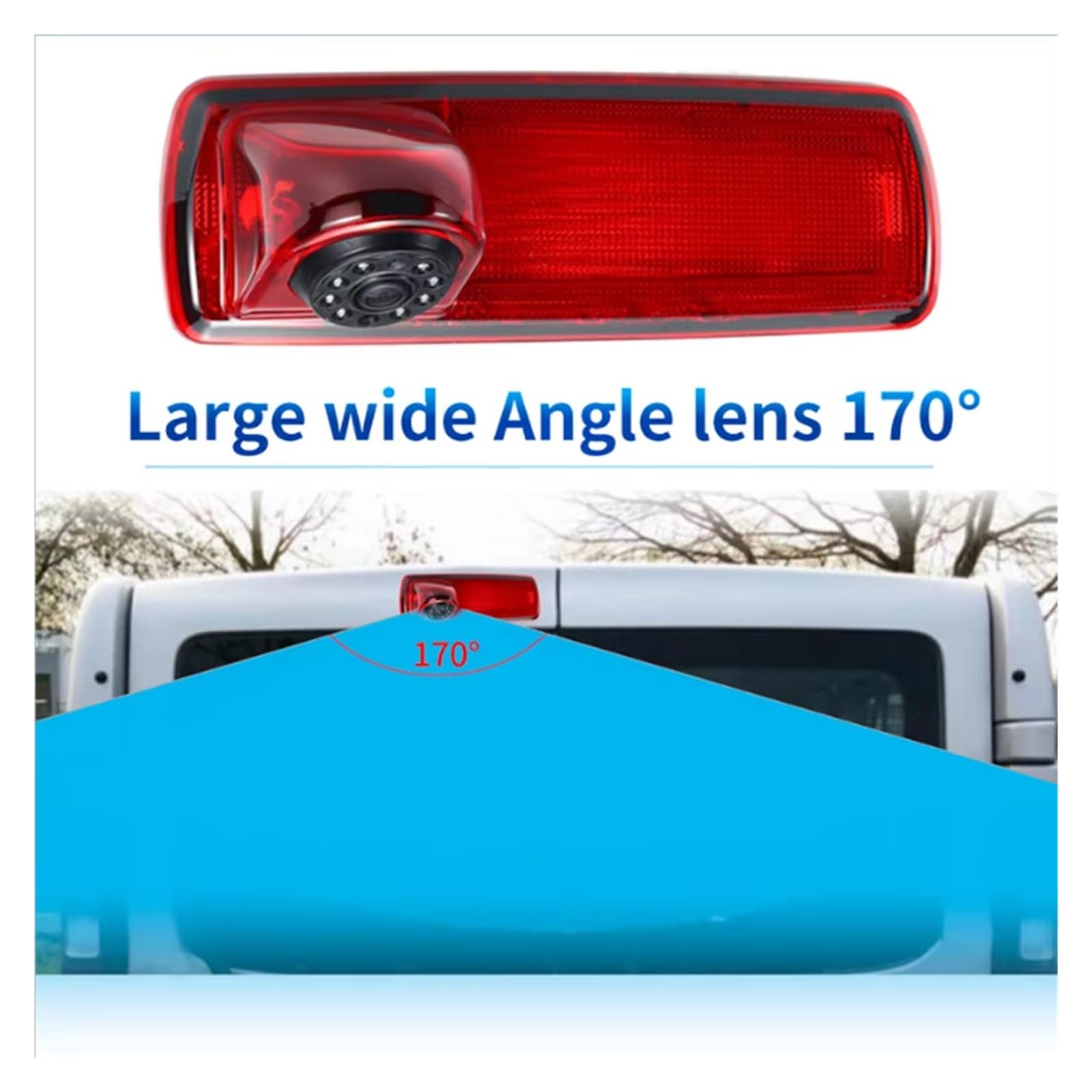 Pour OPEL Pour VAUXHALL Pour VIVARO 2014 Grand Angle Étanche Vision Nocturne Voiture Vue Arrière Feu Stop Caméra De Recul