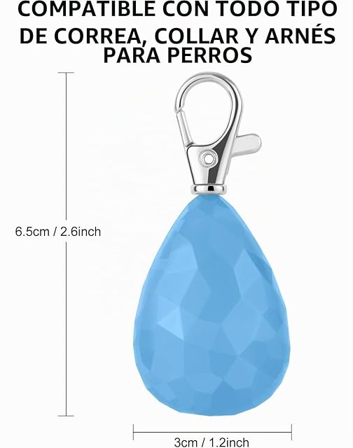 Foto 8 de 8 de Paquete de 2 luces de perro con USB recargable, collar de perro