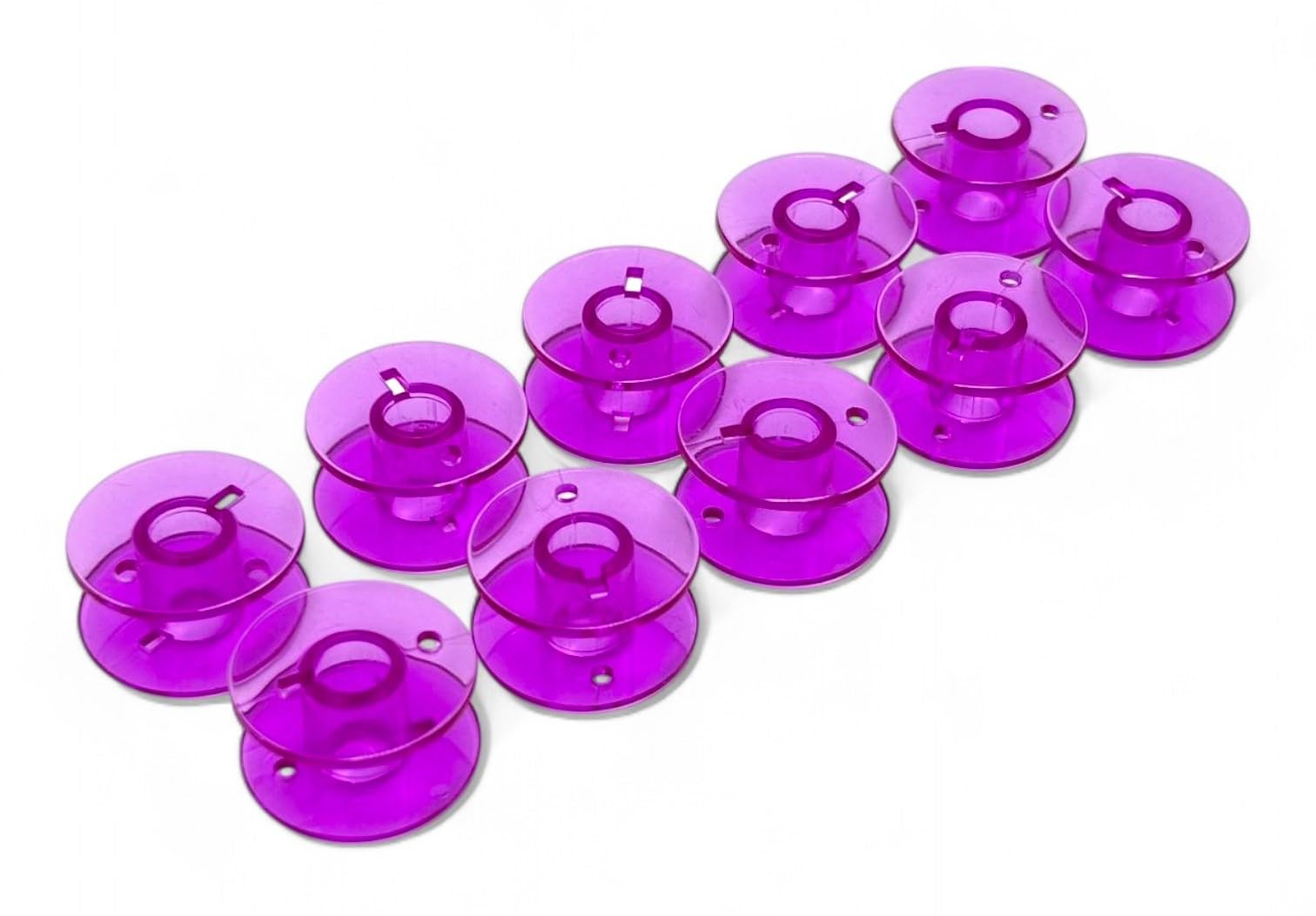 Zenith Pink+Black (10+10) Imported Plastic Bobbins for All Domestic Automatic and Manual Sewing Machines.Suitable for Models Like Singer, Usha Janome, Brother, Rajesh. — Amazon image 13