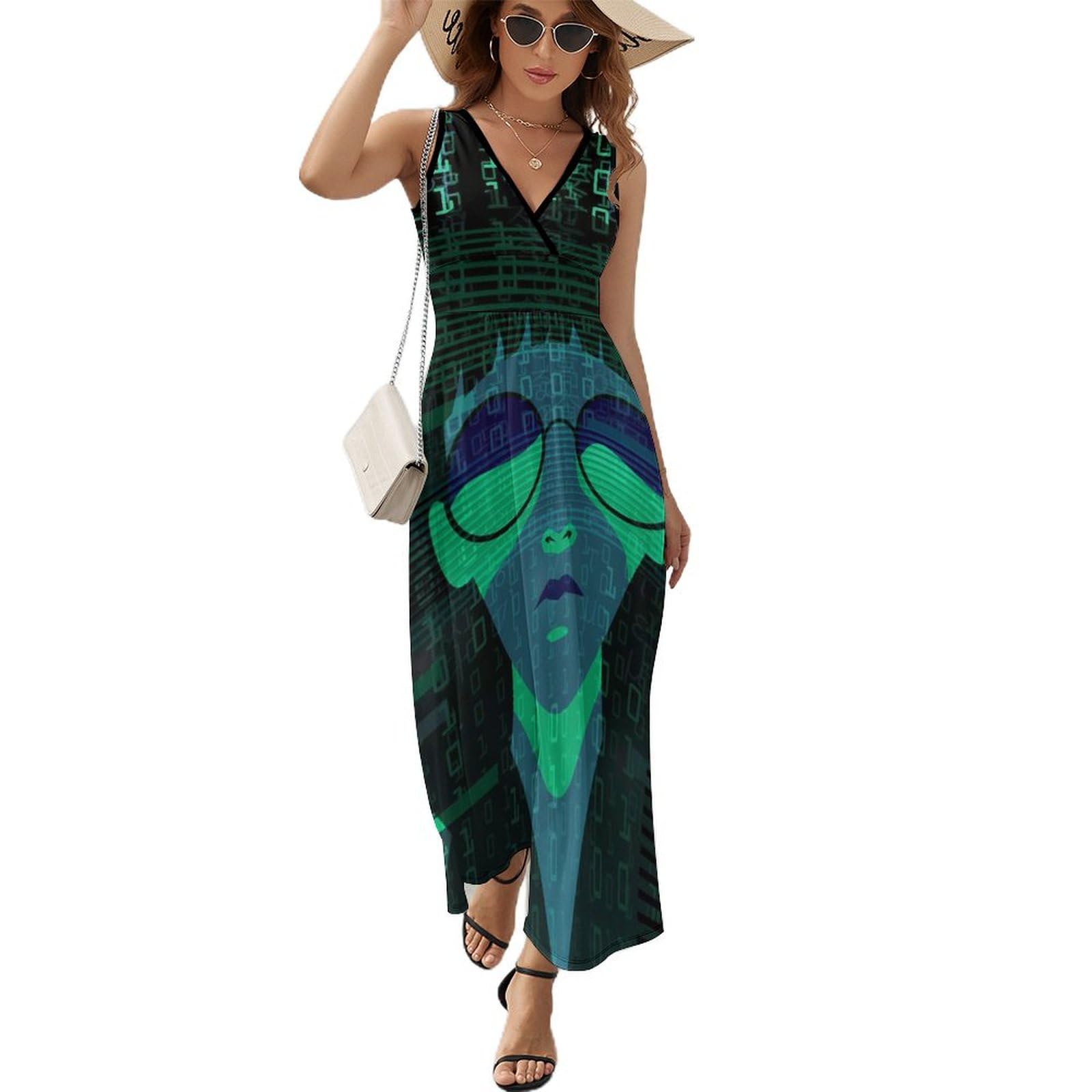 Robe maxi décontractée légère pour affronter la chaleur de l'été - 8