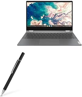 Lenovo Flex 5 (13 in) Stylus Pen, BoxWave [FineTouch Capacitive Stylus] Super Precise Stylus Pen for Lenovo Flex 5 (13 in) - Jet Black