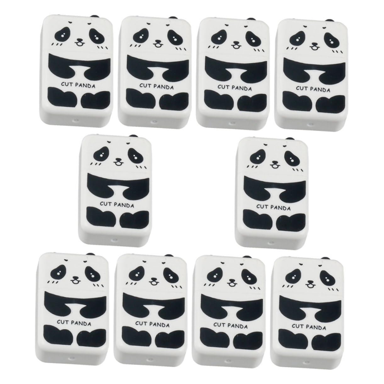 Uonlytech 3 Sätze Panda Radiergummis Kreative Radierer Für Geschenkidee Für Feiertage Und Schreibwarenliebhaber Niedliche Gestaltung Für Büro Und Freizeit 10 Stück * 3