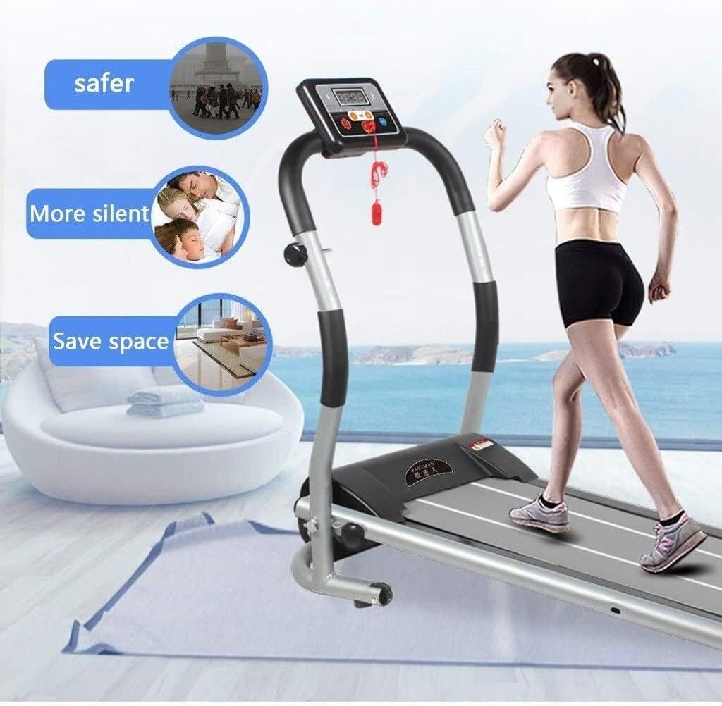 Tredmills for Running Proform Treadmill Treadmills Household Electric Folding Mute Men and Women Free Installation Small Mini Walking Machine Weight Loss Artifact Mechanical