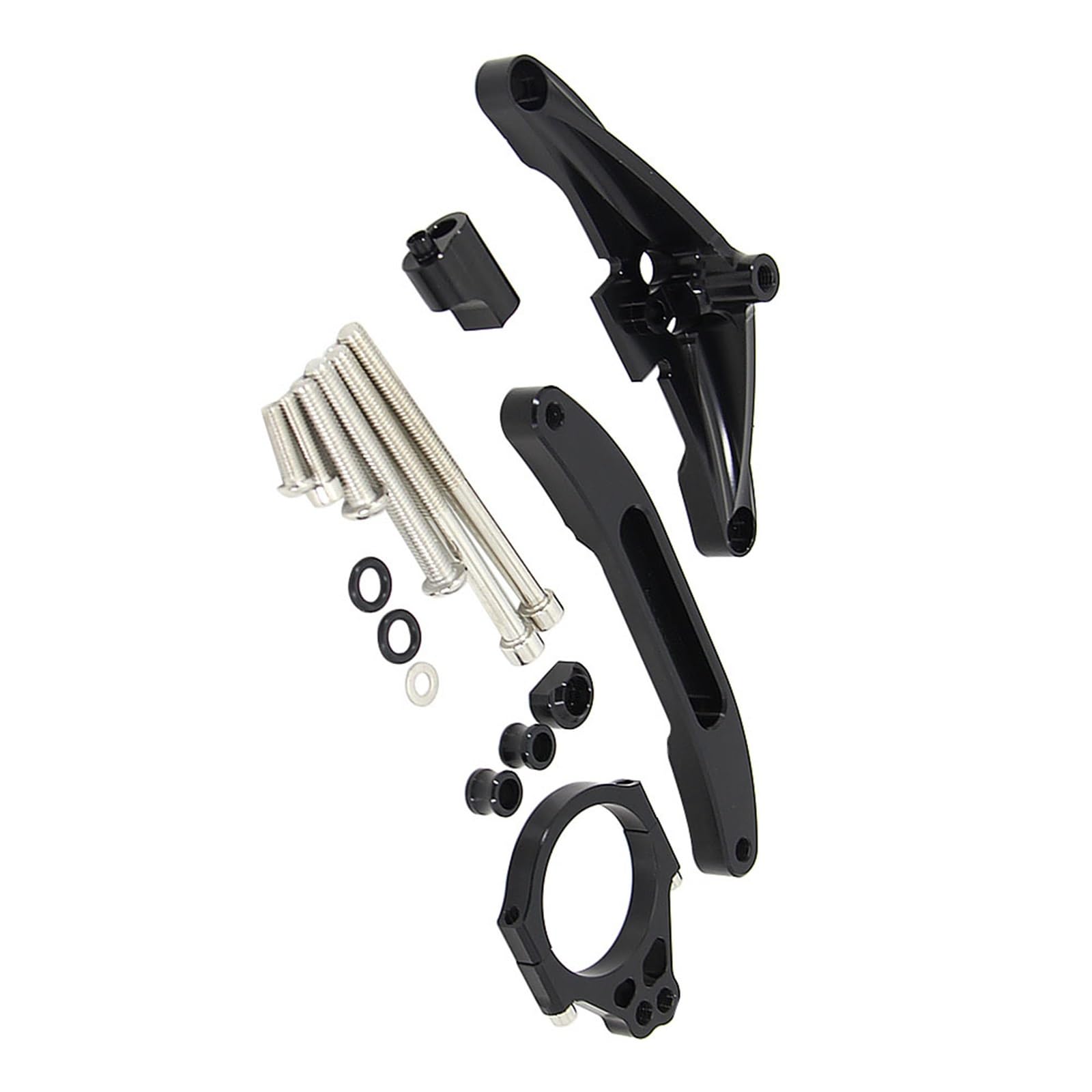 pour Yamaha FZ1 1000 2006 2007 2008 2009 2010 2011 2012 2013 2014 2015 Support D'amortisseur De Direction Moto Stabilisateur Kit Montage Linéaire