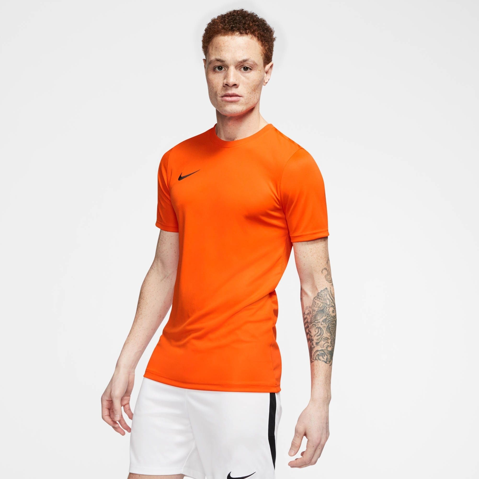 Nike Park VII Jersey SS Maillot Homme, Safety Orange/Black, FR (Taille Fabricant : 2XL)