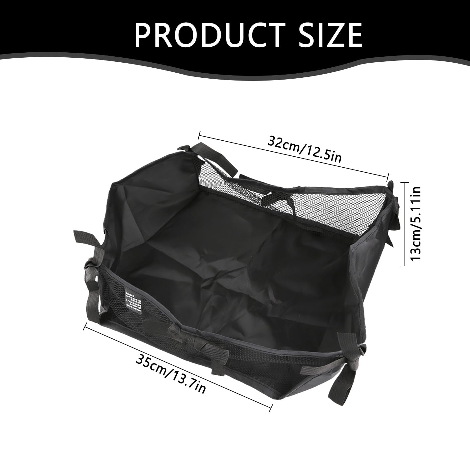 Hopzab Stroller Storage Bag, Universal Under Baby Stroller Organizer Basket for Pushchair Pram, and Buggy - Image 2